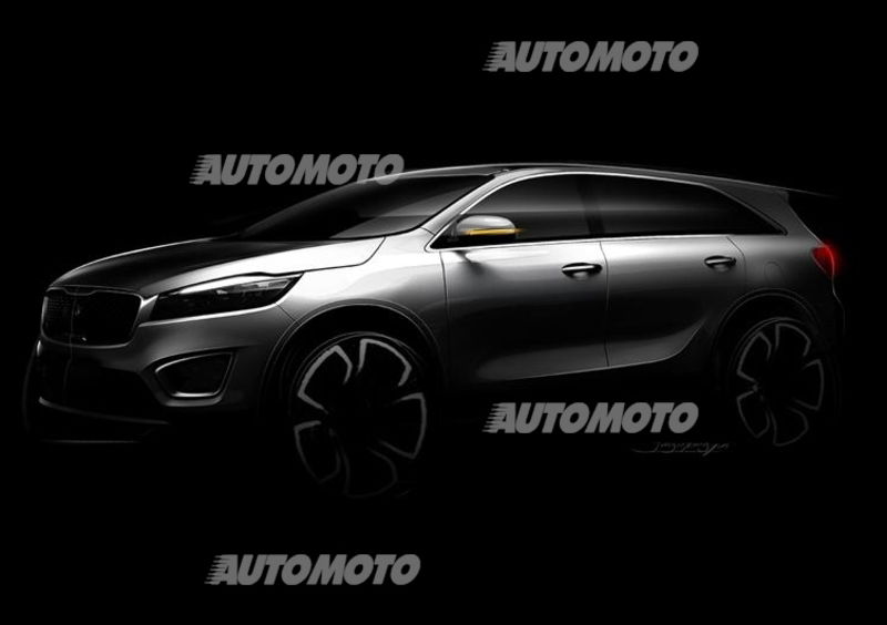 Nuova Kia Sorento: i primi teaser ufficiali ne anticipano le forme