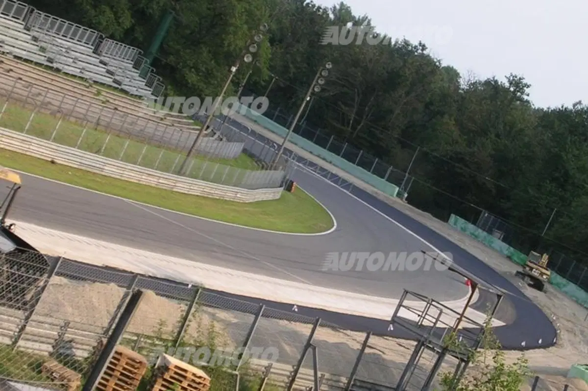 Monza: avviati i lavori di asfaltatura della via di fuga della curva Parabolica