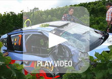 WRC Germania 2014: il terrificante incidente di Neuville con la Hyundai [video]