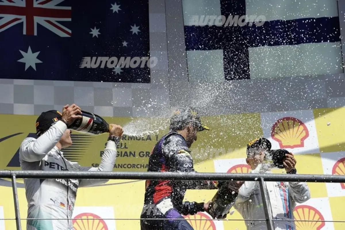 F1 Belgio 2014: fenomeno Ricciardo, l'australiano vince ancora. A Vettel rimane la polvere (8)