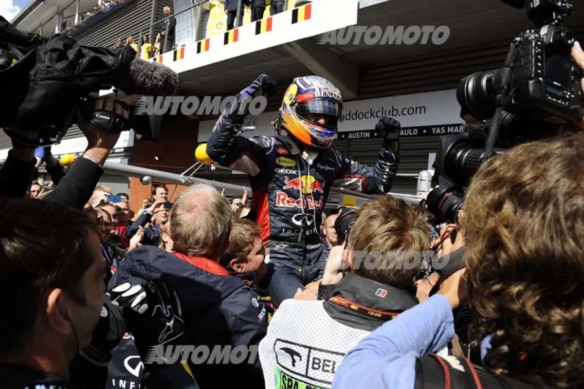 F1 Belgio 2014: fenomeno Ricciardo, l'australiano vince ancora. A Vettel rimane la polvere (16)