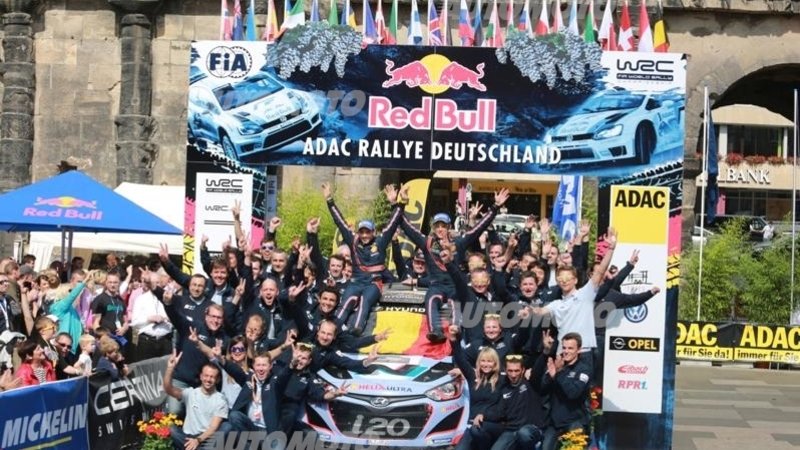 WRC Germania 2014: gli highlights del Rally dove trionfa Hyundai e sprofonda VW