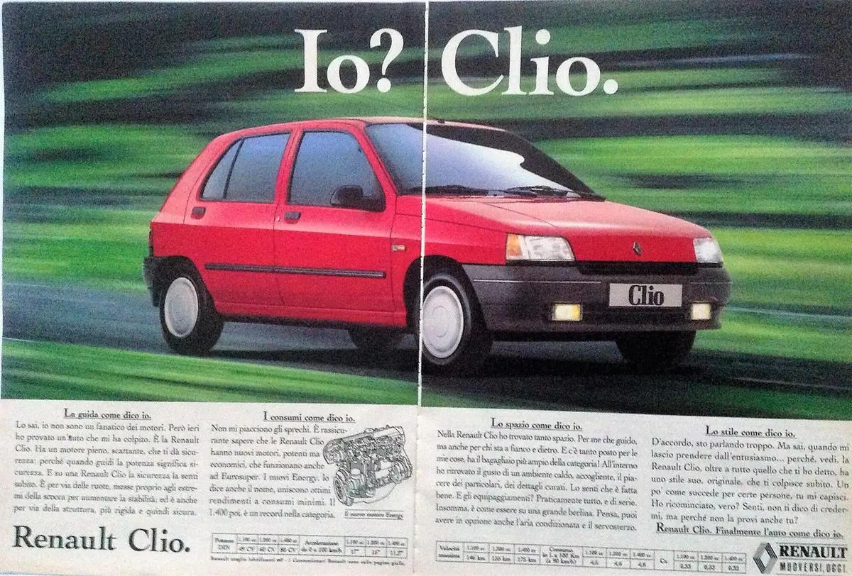 25 anni fa, Confronto: Fiat Uno Vs Renault Clio I (5)