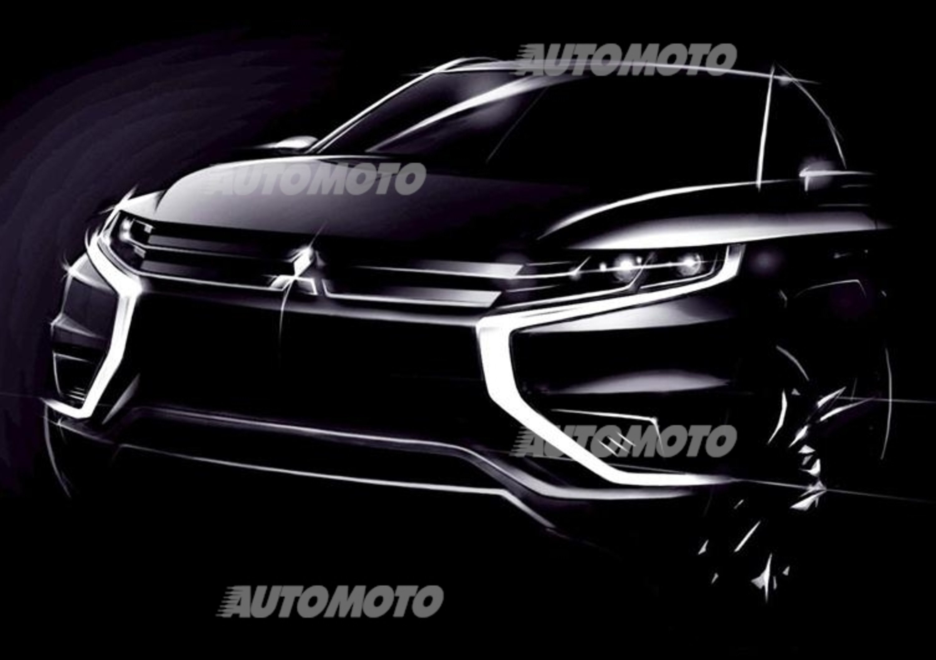 Mitsubishi Outlander PHEV Concept-S: le prime immagini
