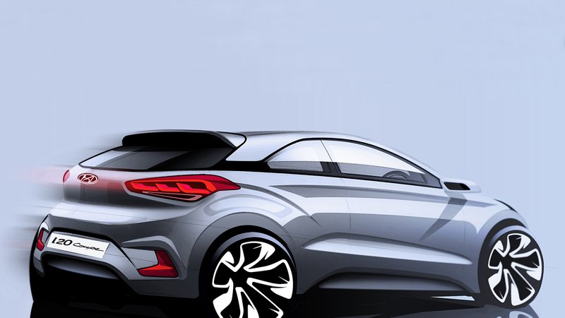 Hyundai i20 Coup&eacute;: prima immagine ufficiale