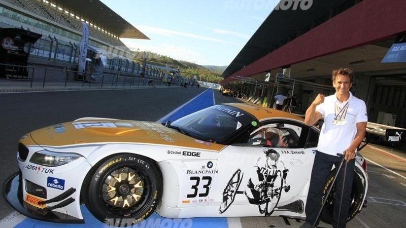 Zanardi: la sua BMW Z4 GT3 si tinge di oro per celebrare le vittorie in handbike