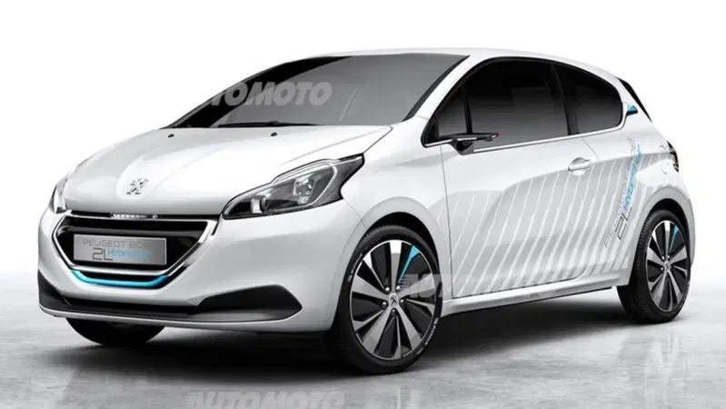 Peugeot 208 HYbrid Air 2L concept: apre la strada all'auto da 2 l/100km