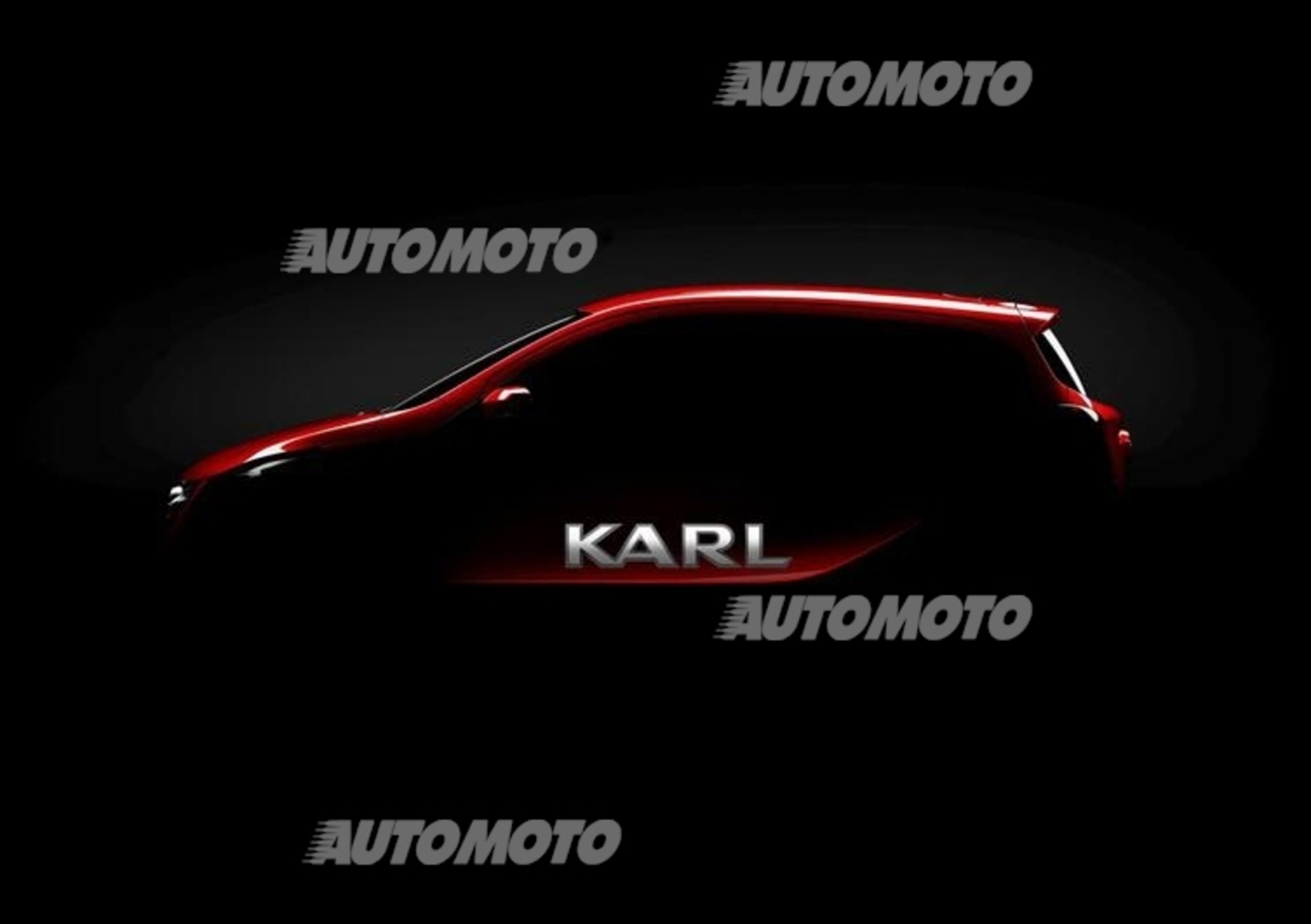 Opel Karl: prima immagine ufficiale