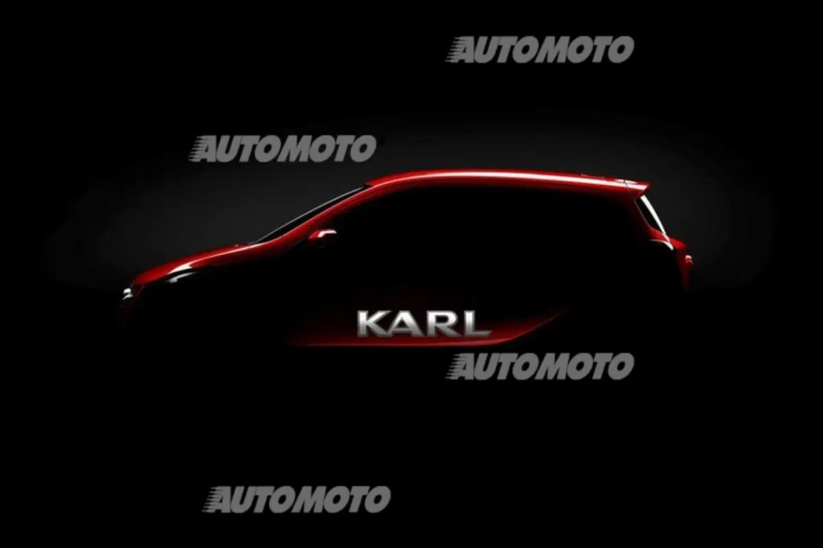 Opel Karl: prima immagine ufficiale