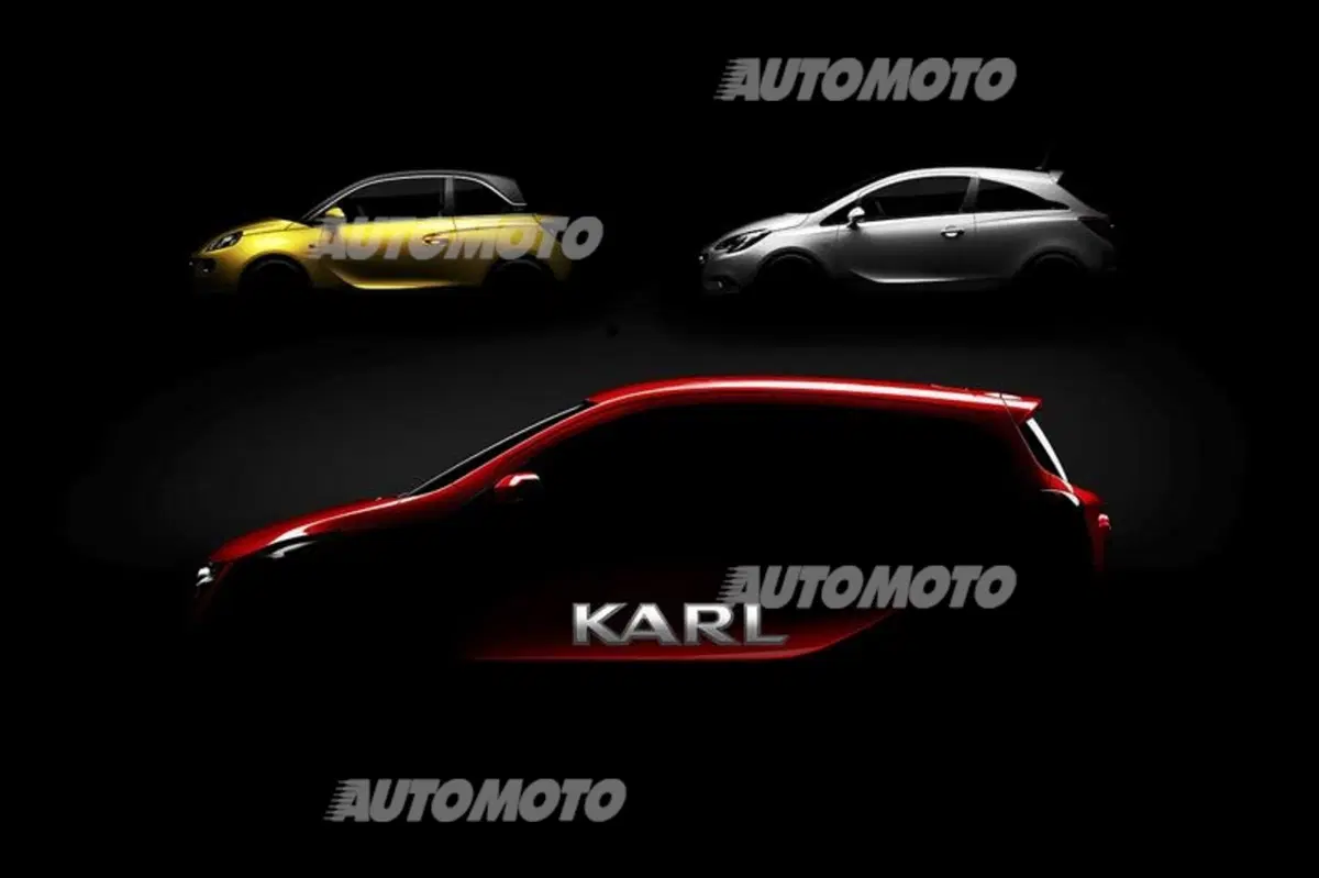 Opel Karl: prima immagine ufficiale (2)