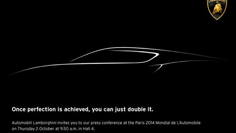 Lamborghini: primo teaser di una nuova vettura per Parigi