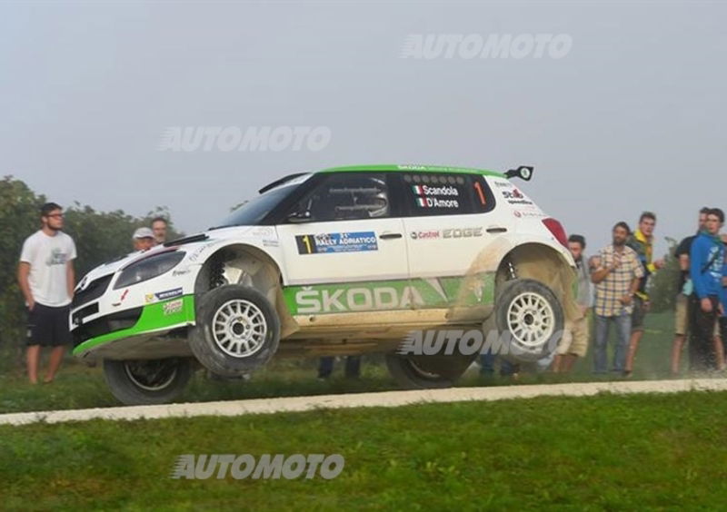 CIR 2014. L&rsquo;Adriatico &egrave; di Scandola (Skoda Fabia S2000)