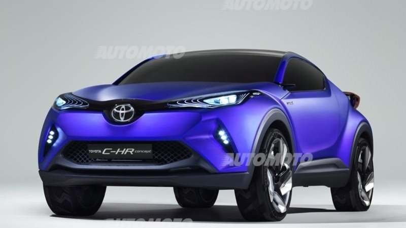 Toyota C-HR Concept: prime immagini e dettagli