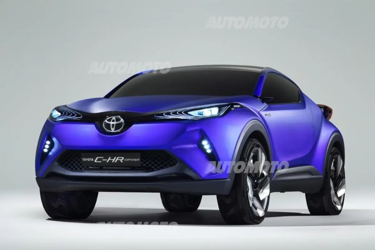Toyota C-HR Concept: prime immagini e dettagli