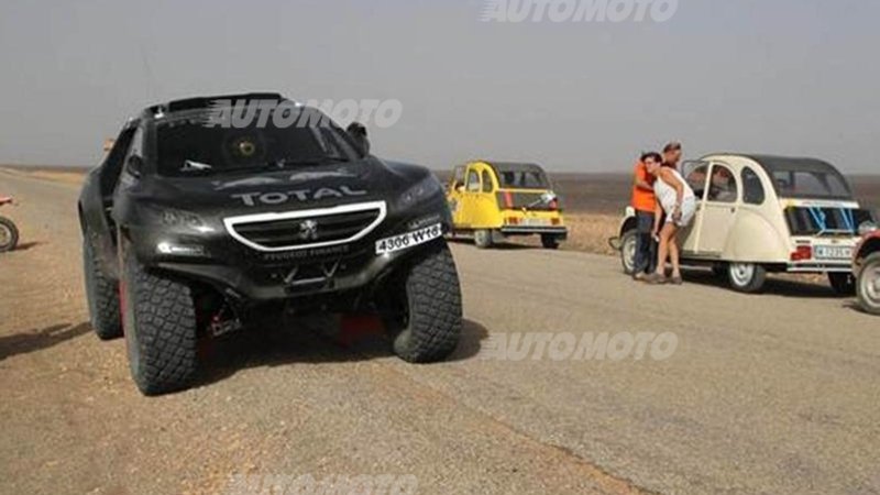 OiLibya Rally. La Peugeot 2008 DKR prova in Marocco