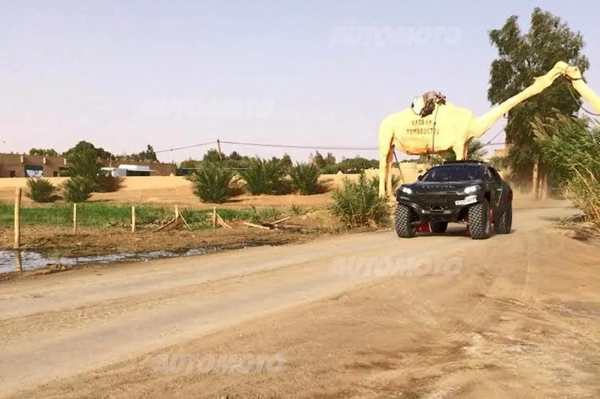 OiLibya Rally. La Peugeot 2008 DKR prova in Marocco (6)