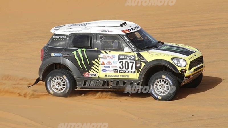 OiLibya Rally Marocco. II Tappa. Bis di Barreda (Honda), Al-Attyah (Mini) tra le auto