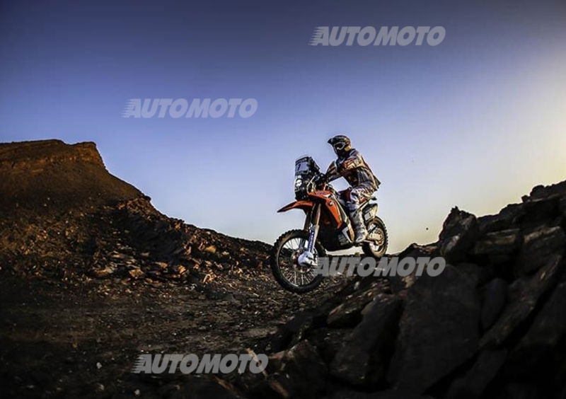 OiLibya Rally Marocco, III Tappa. Riscossa di Barreda (Honda) e replay di Terranova (Mini)