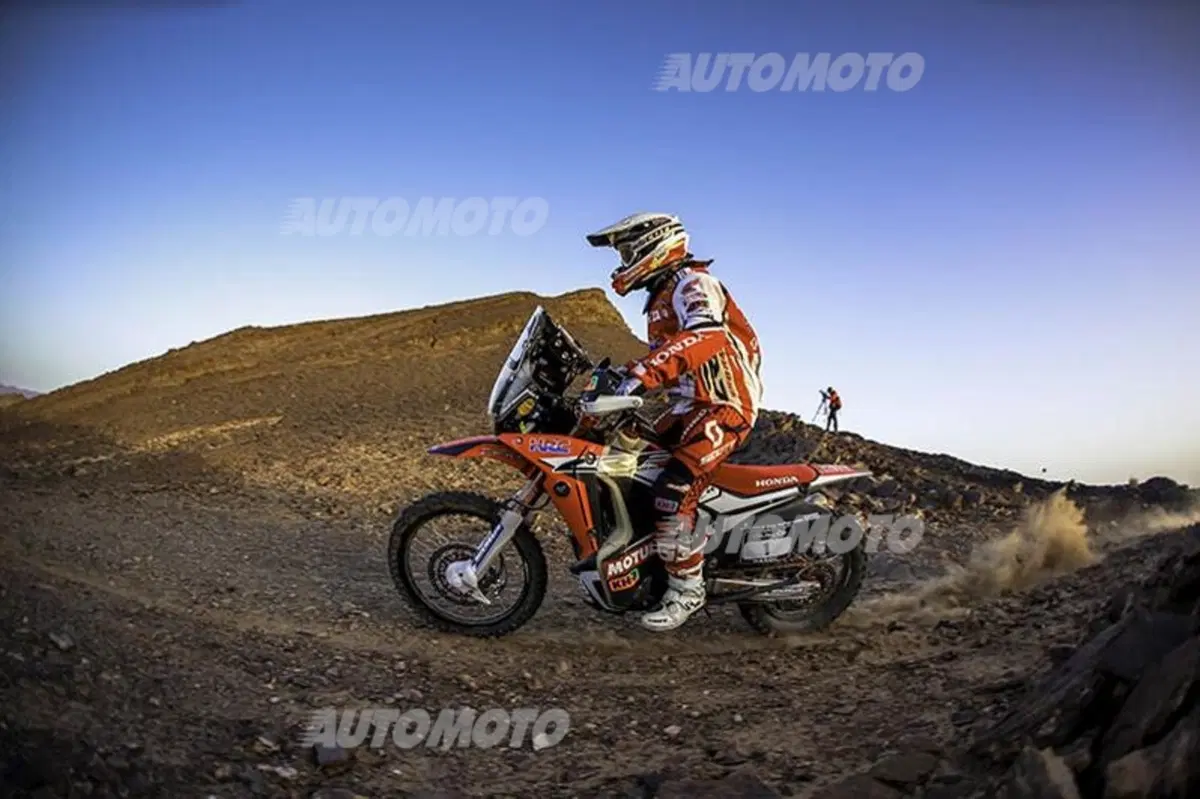 OiLibya Rally Marocco, III Tappa. Riscossa di Barreda (Honda) e replay di Terranova (Mini) (5)