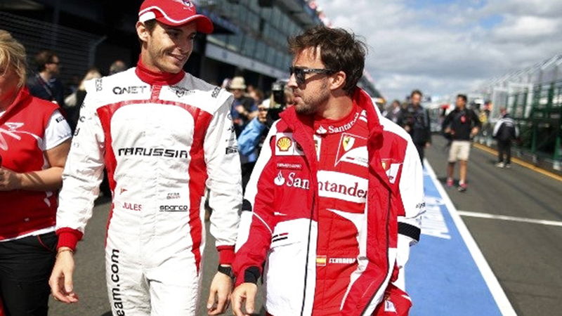 Alonso: &laquo;I nostri pensieri sono con Jules Bianchi&raquo;