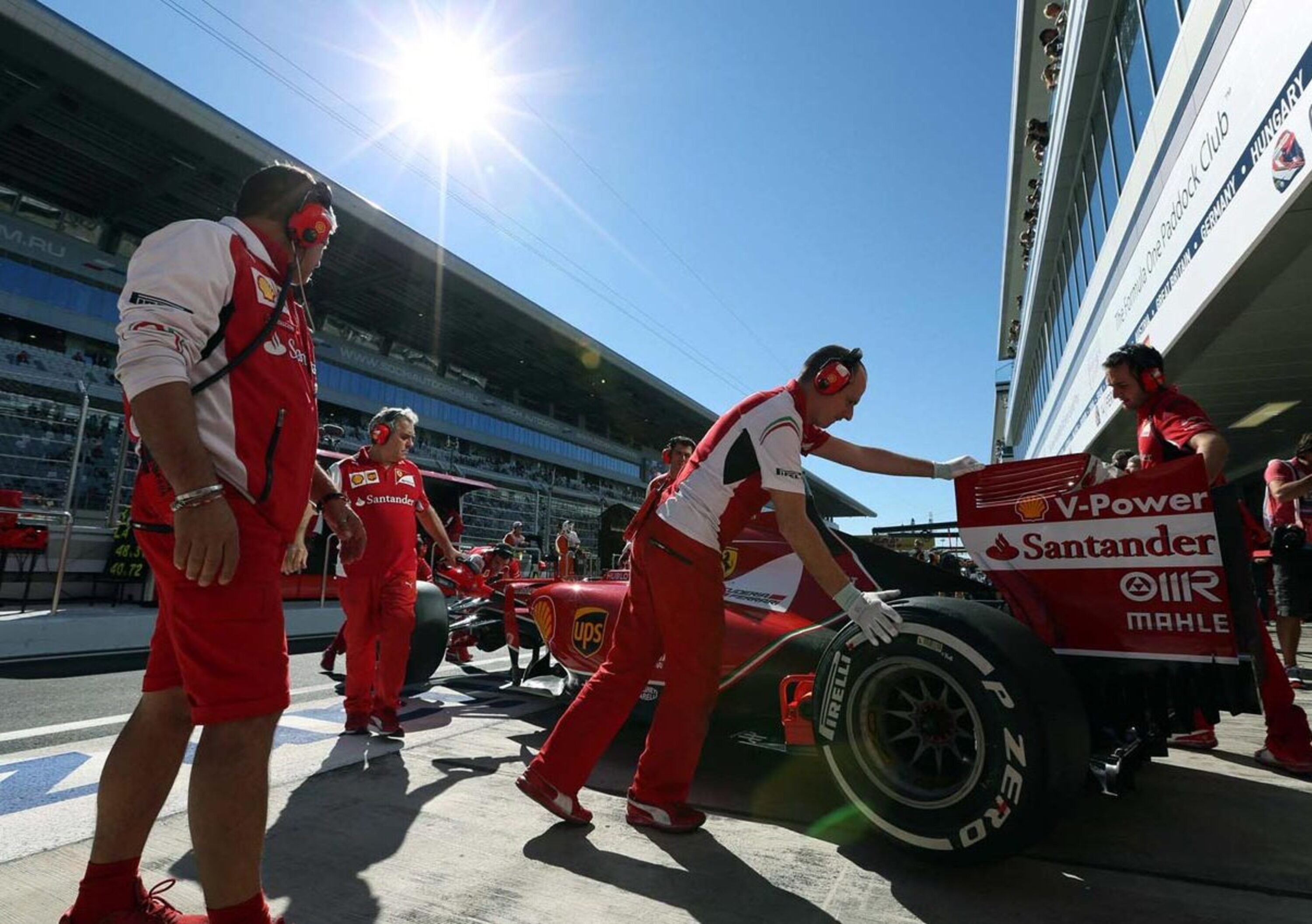 F1 Russia 2014: Sochi &egrave; un tracciato per motori Mercedes, le Ferrari arrancano
