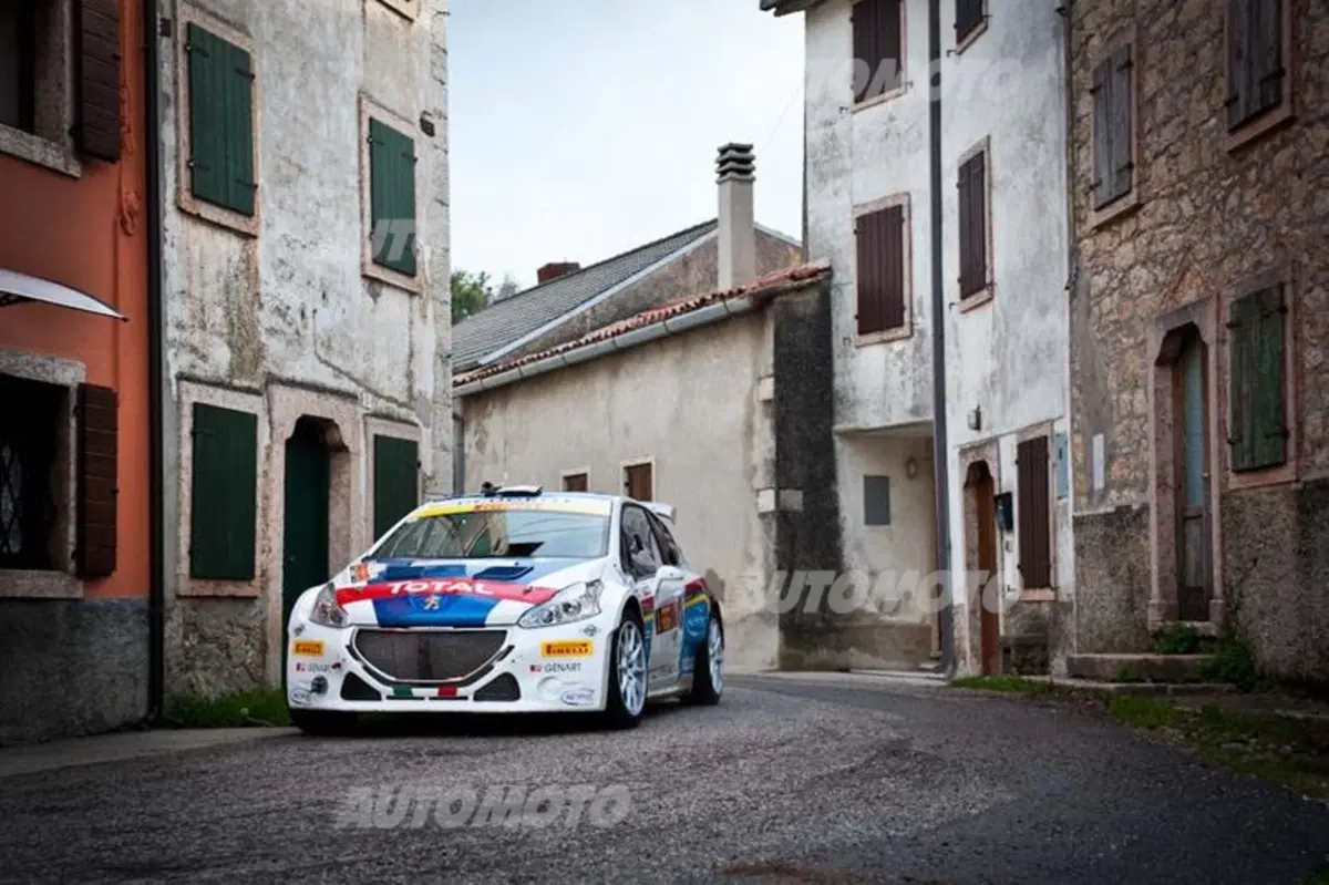 CIR 2014, 2 Valli. Andreucci (Peugeot) al comando nella prima giornata