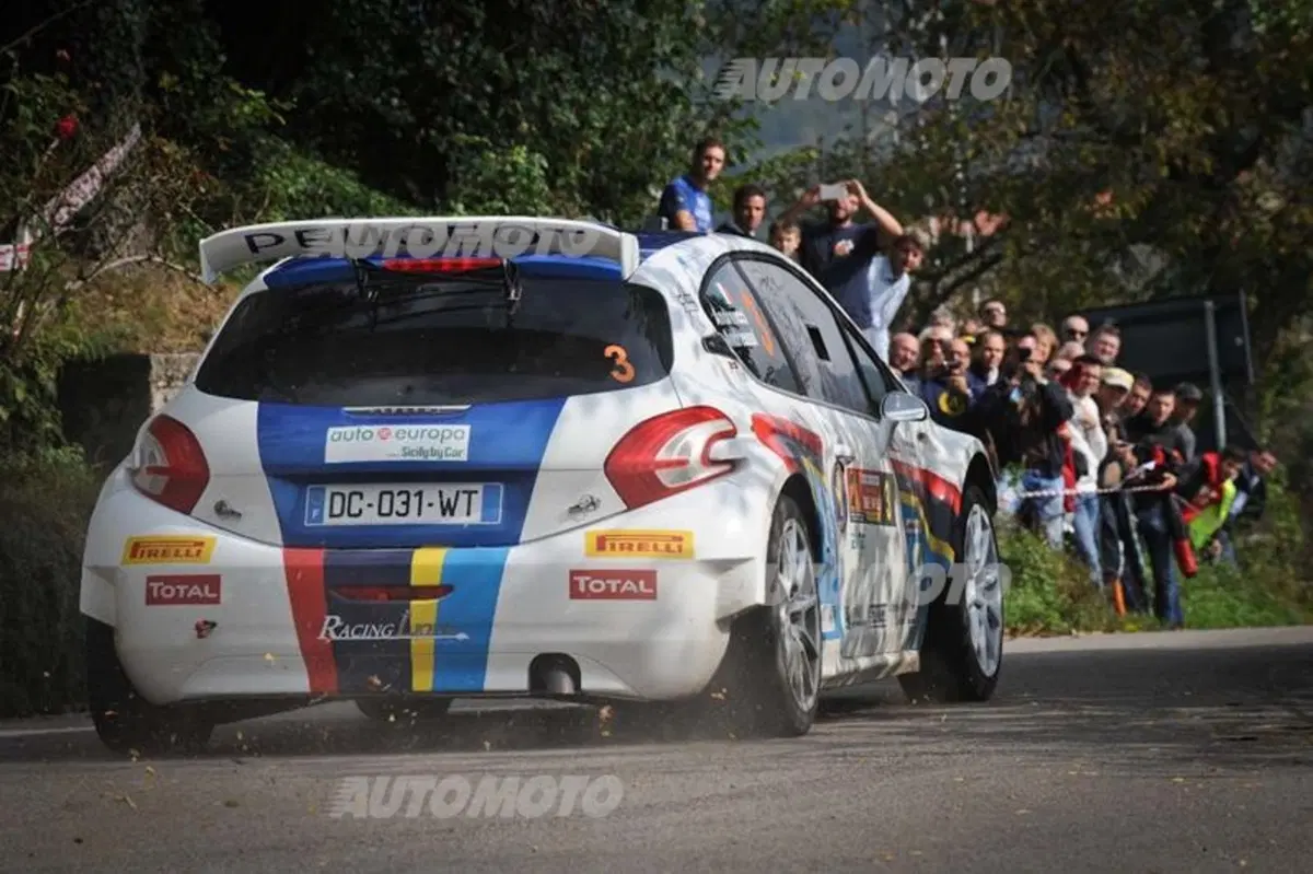 CIR 2014, 2 Valli. Andreucci (Peugeot) al comando nella prima giornata (2)