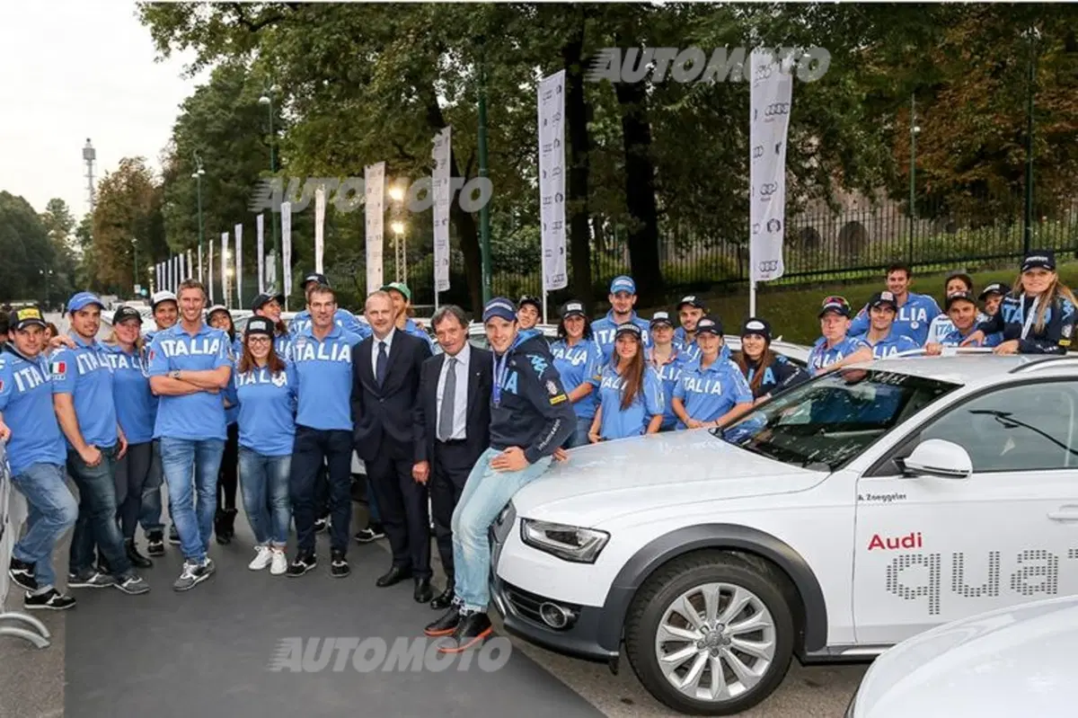 Audi: anche quest'anno a fianco degli atleti della FISI