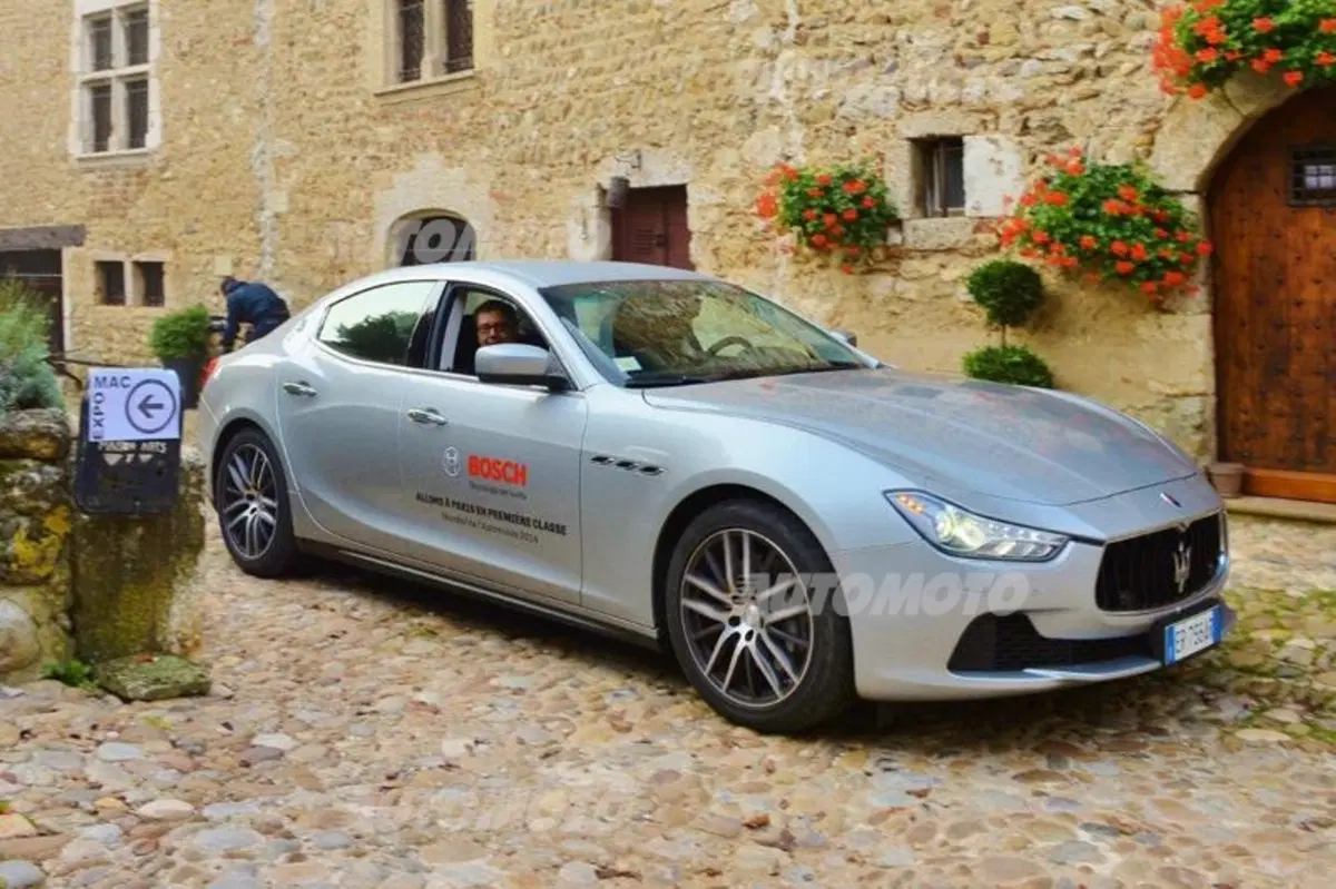 Bosch & Maserati: a Parigi in prima classe con consumi da diesel (8)