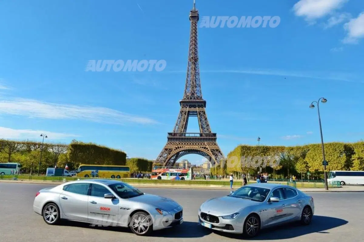 Bosch & Maserati: a Parigi in prima classe con consumi da diesel (17)