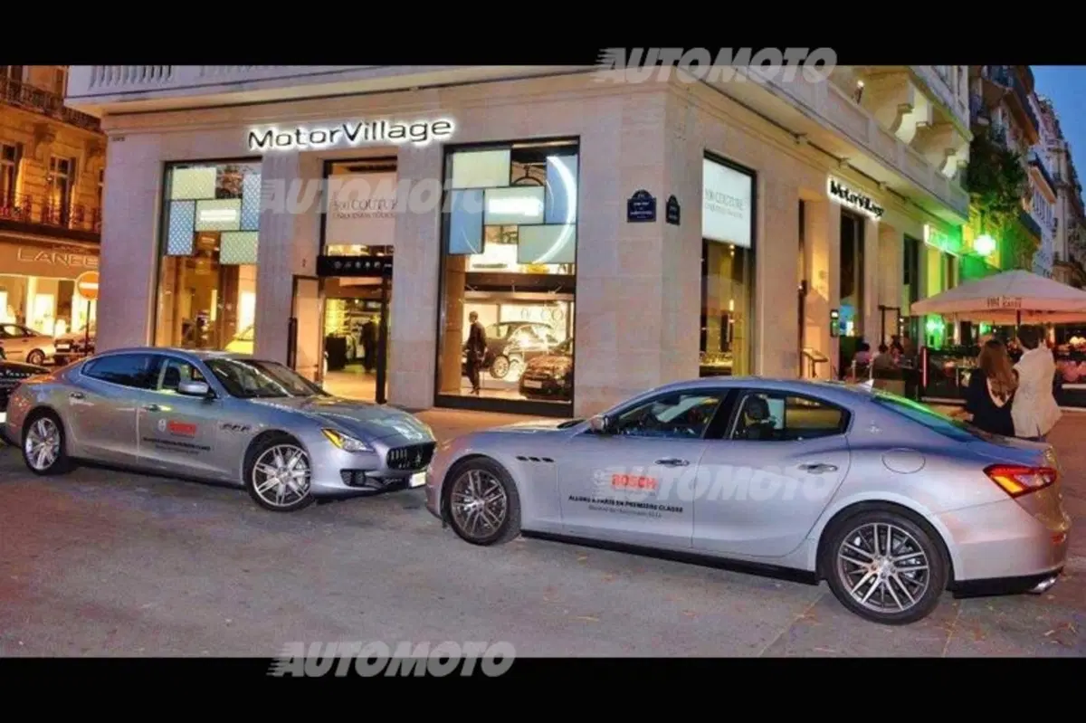 Bosch & Maserati: a Parigi in prima classe con consumi da diesel (18)