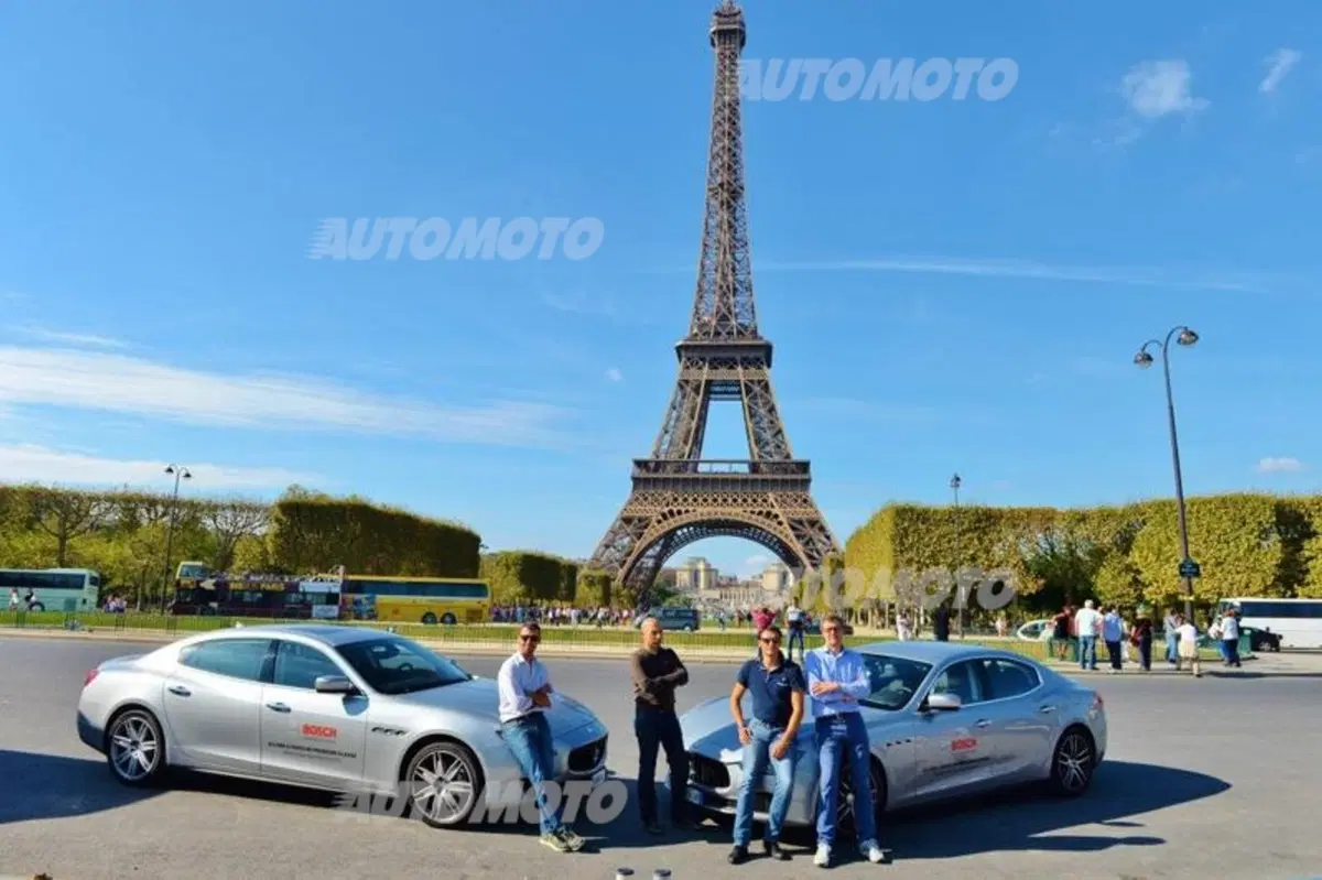 Bosch & Maserati: a Parigi in prima classe con consumi da diesel (21)