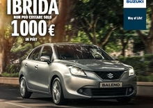 Suzuki Baleno ibrida con soli 1000 € in più