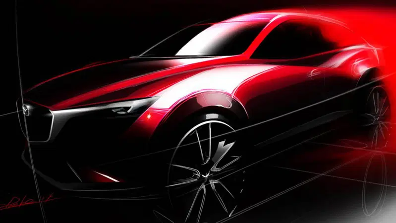 Mazda CX-3: primo teaser in vista dell'unveiling