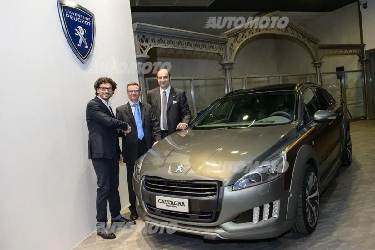 Peugeot 508 RXH Castagna donata al Museo de l’Aventure Peugeot di Sochaux (2)