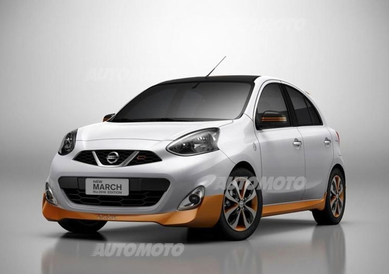 Nissan March Rio 2016 Edition: una concept per i Giochi Olimpici 2016