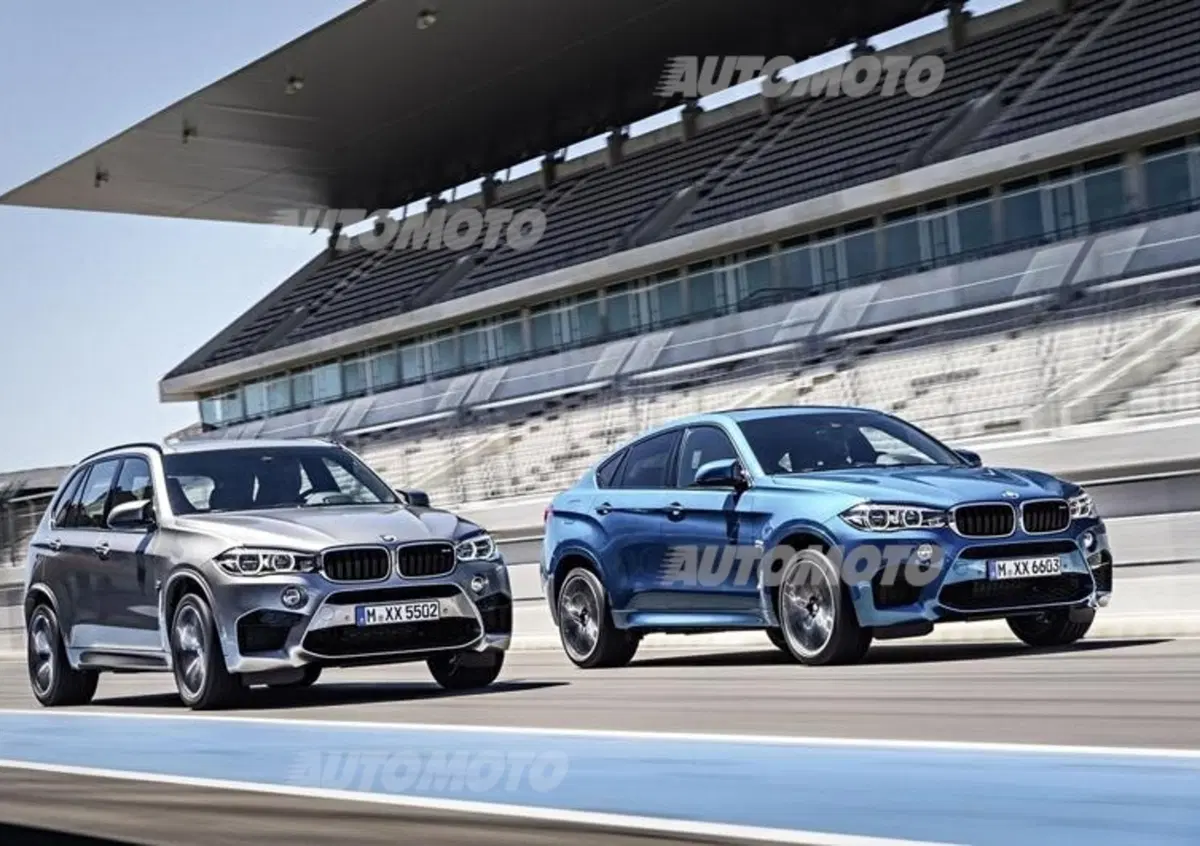 Nuove BMW X5 M e X6 M: eccole senza veli