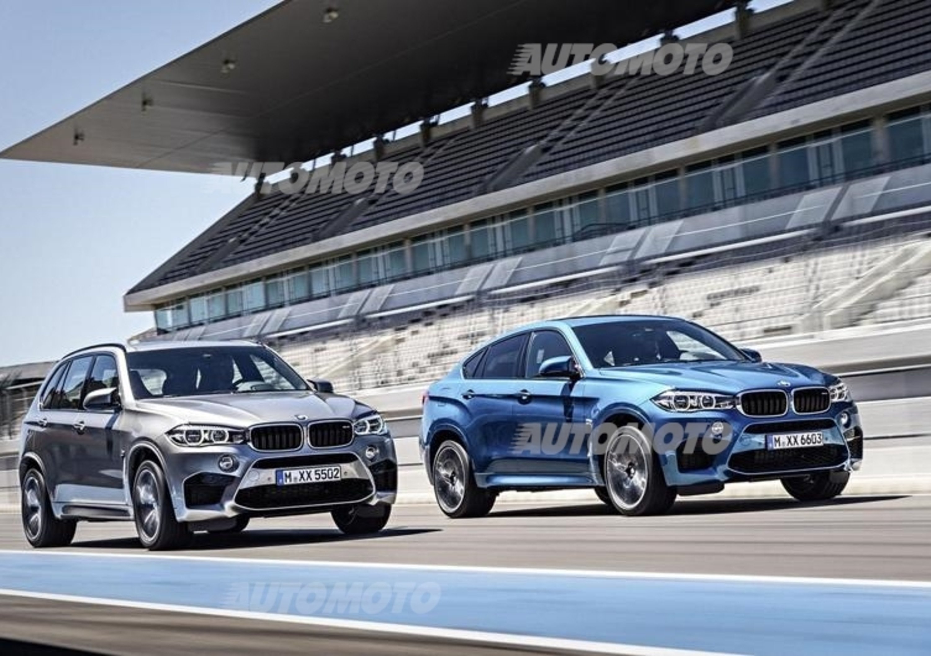 Nuove BMW X5 M e X6 M: eccole senza veli
