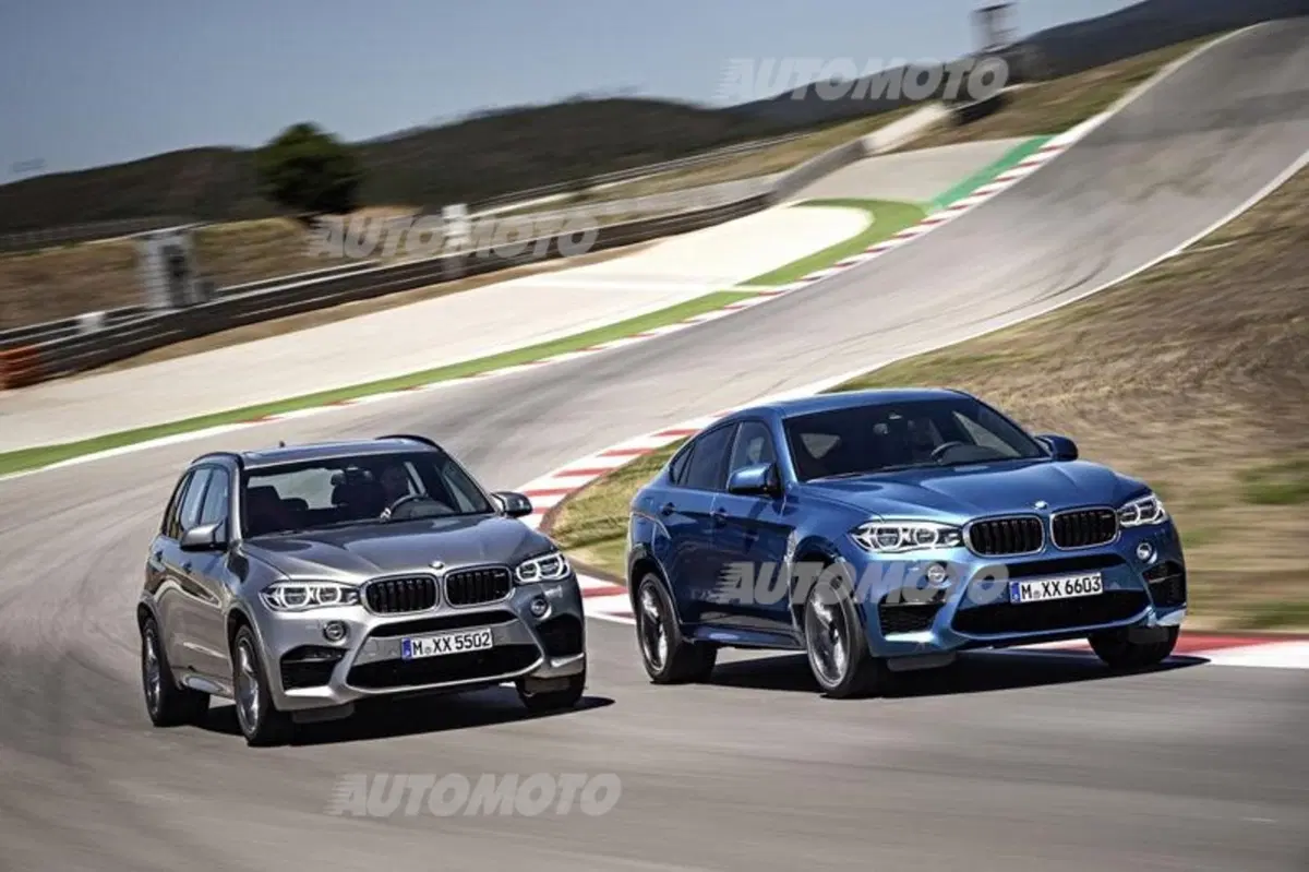 Nuove BMW X5 M e X6 M: eccole senza veli