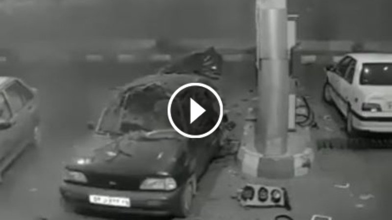 Esplosione in auto durante il rifornimento GPL [Video]