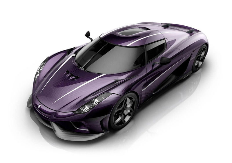 Koenigsegg Regera, una livrea speciale omaggia Prince