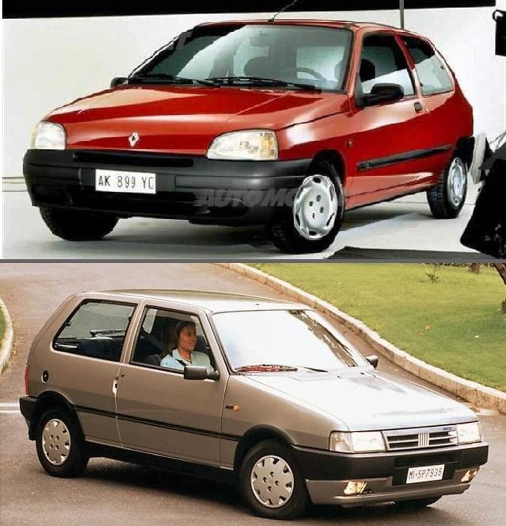 Clio I e Uno al top delle vendite 25 anni orsono