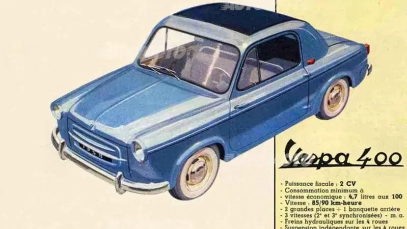 Le auto a due tempi (II parte). Dalla Trabant alla Vespa 400, l'auto della Piaggio