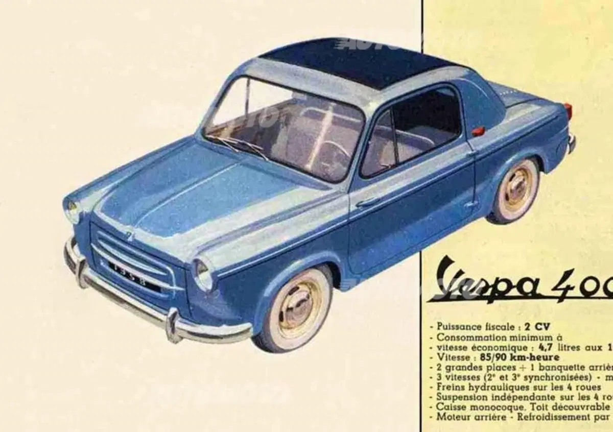 Le auto a due tempi (II parte). Dalla Trabant alla Vespa 400, l'auto della Piaggio