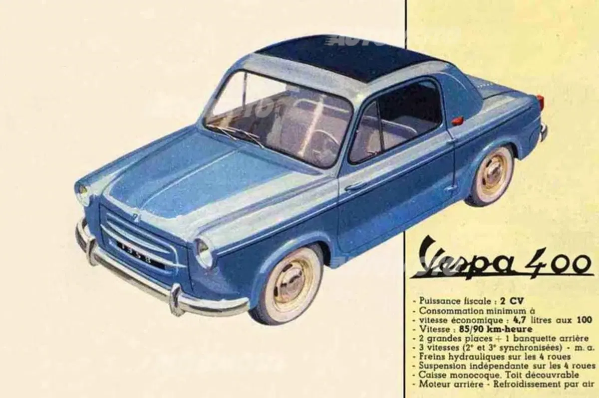 Le auto a due tempi (II parte). Dalla Trabant alla Vespa 400, l'auto della Piaggio (20)