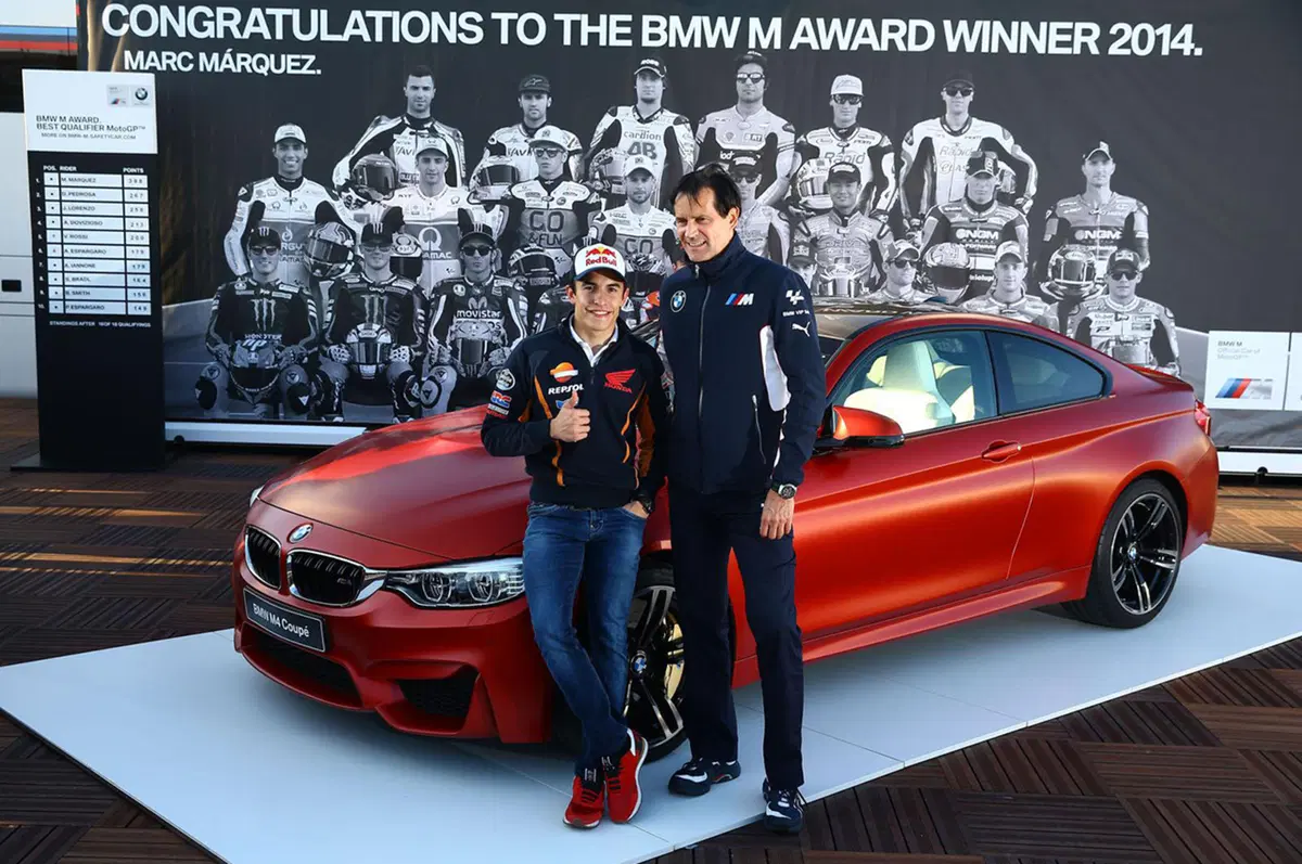 Una BMW M4 per Marc Marquez: è stato il migliore in qualifica