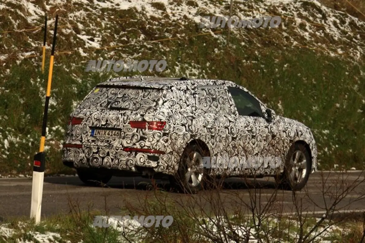 Nuova Audi Q7: inedite immagini spia dei severi test in Trentino (2)