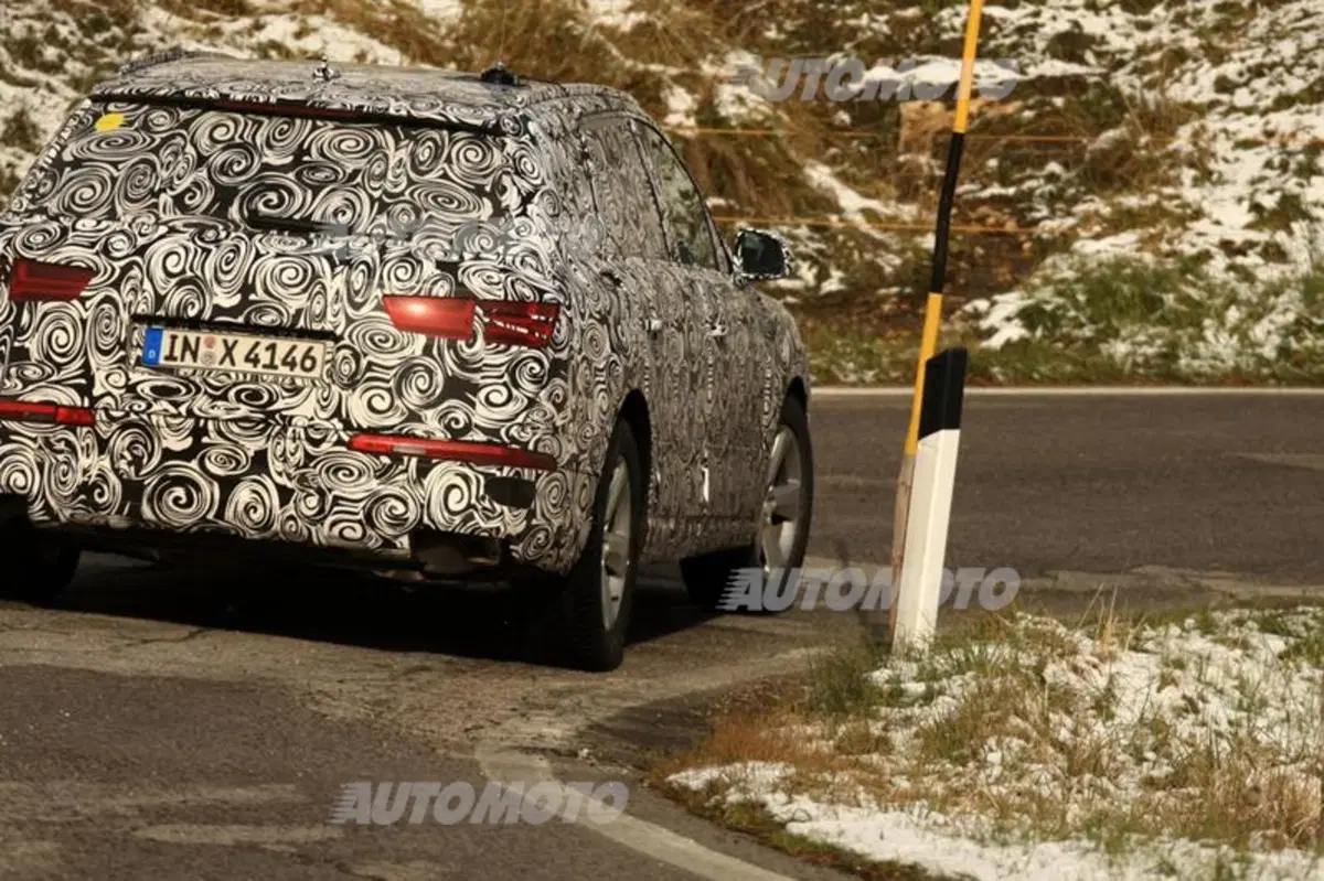 Nuova Audi Q7: inedite immagini spia dei severi test in Trentino (3)