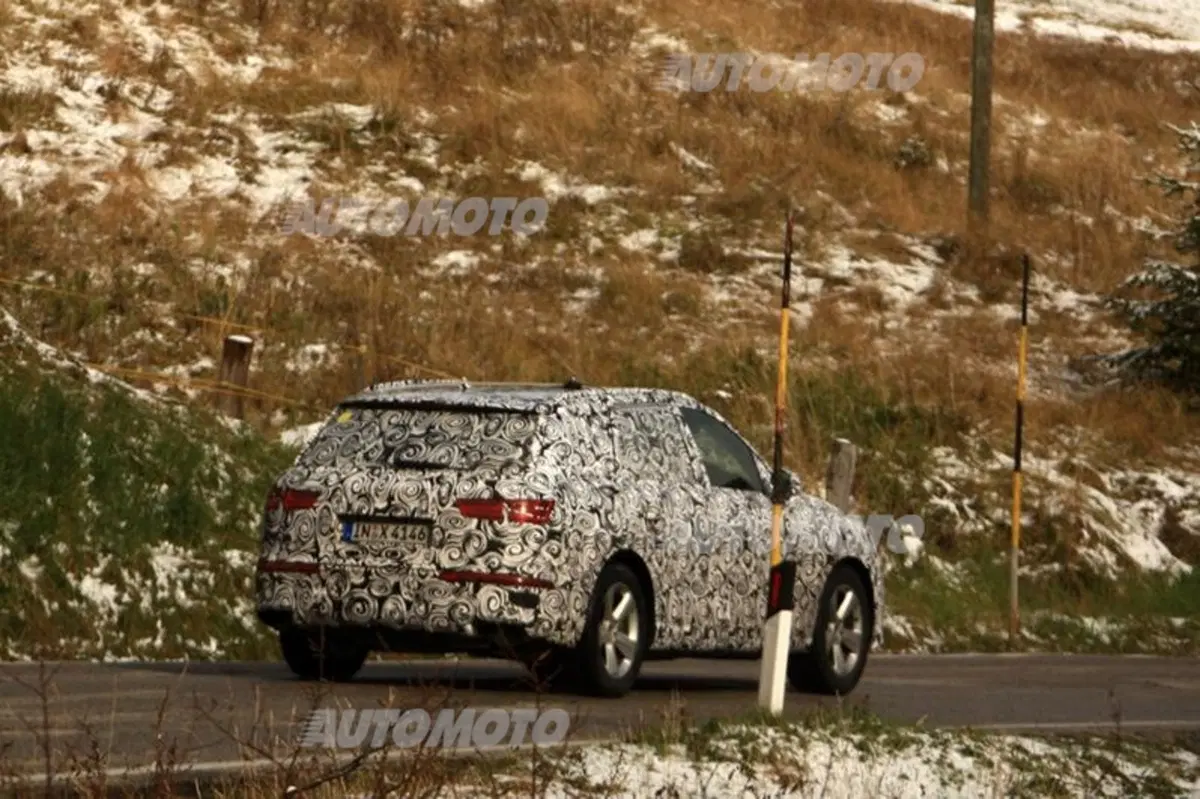 Nuova Audi Q7: inedite immagini spia dei severi test in Trentino (6)