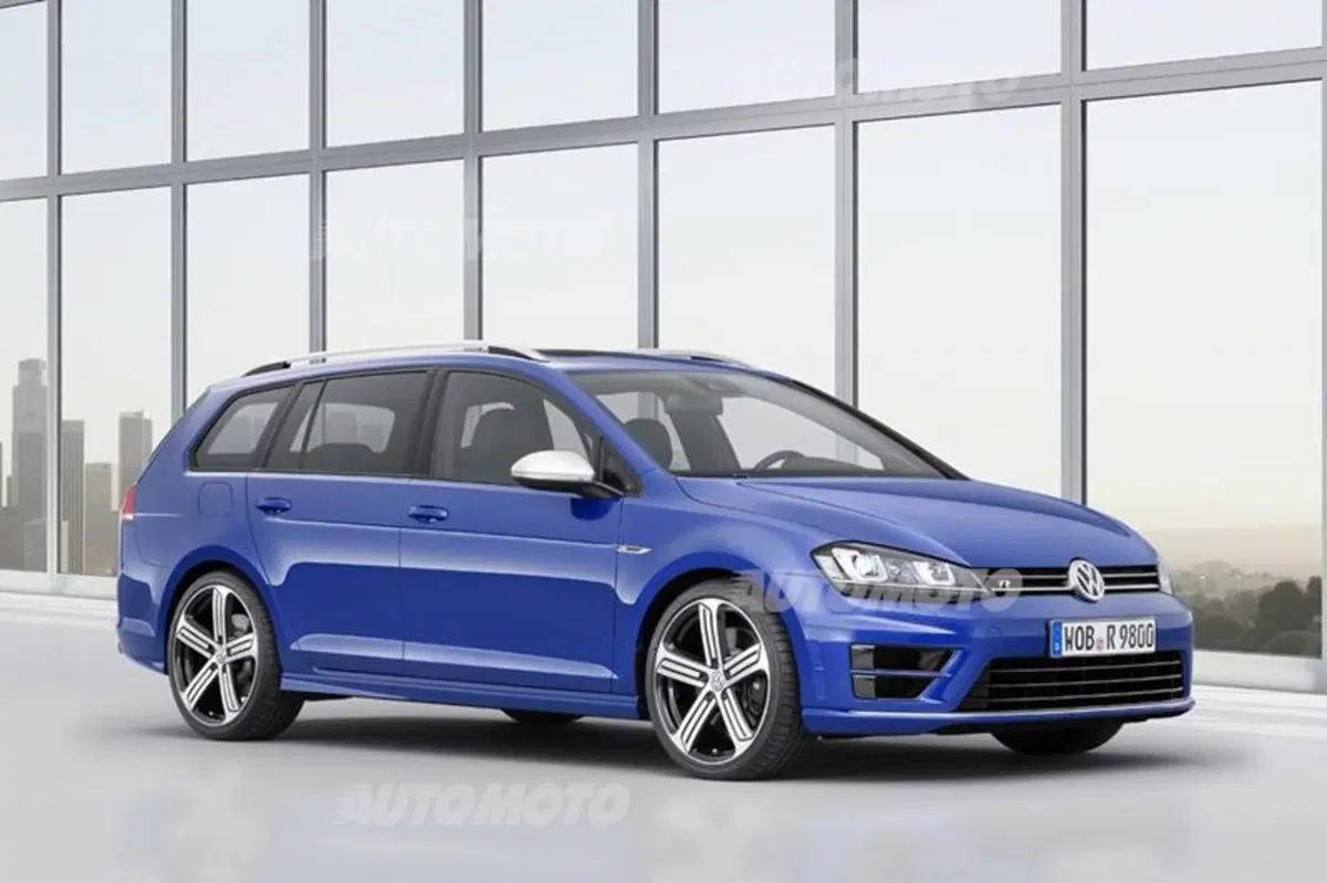 Volkswagen Golf R Variant: la station che vuole la pista (4)